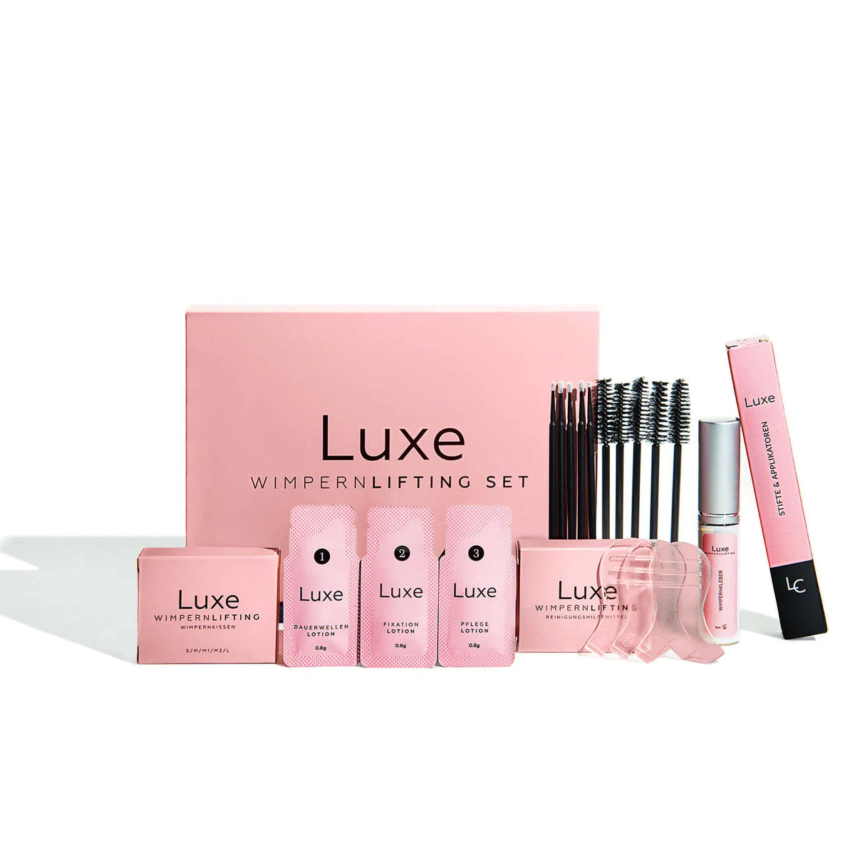 Luxe Kit Lifting de Pestañas, Luxe Cosmetics, Luxe, Luxe eyelash lift set, Luxe eyelash lift, do it yourself eyelash lift, Luxe Cosmetics, bundle, Lash Lift Kit, Lash Lift, Lash Lifting